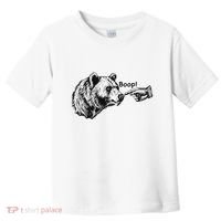 Boop Bear Meme Funny Bear Toddler T-Shirt thumb 0