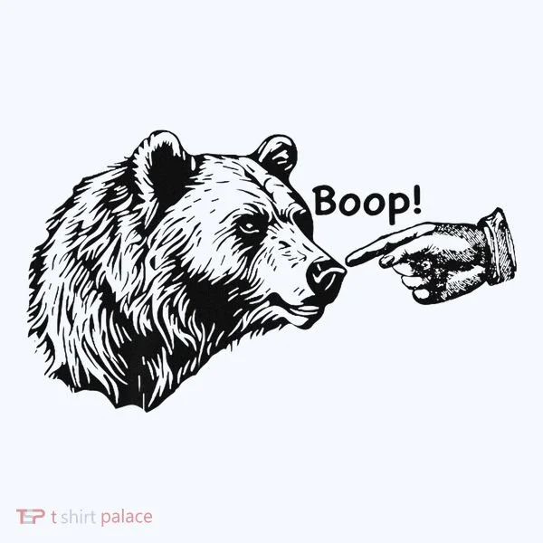 Boop Bear Meme Funny Bear Women's Long Sleeve Shirt