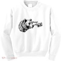 Boop Bear Meme Funny Bear Kids Sweatshirt thumb 0