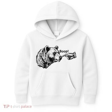 Boop Bear Meme Funny Bear Kids Hoodie