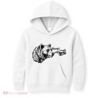 Boop Bear Meme Funny Bear Kids Hoodie thumb 0