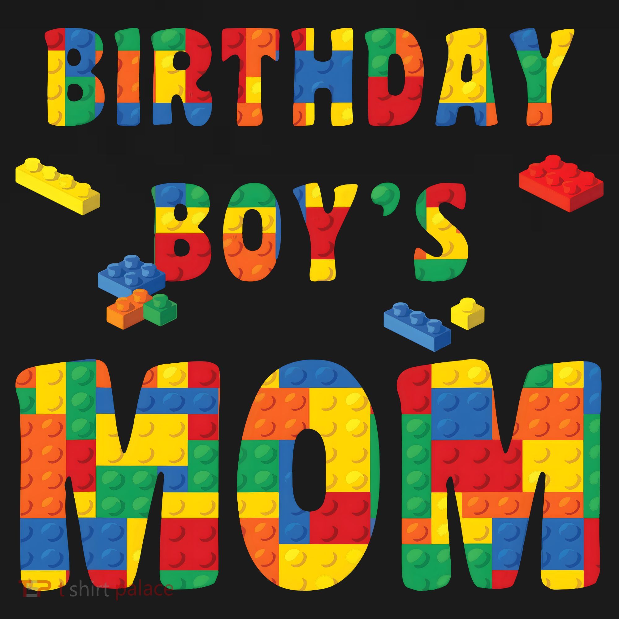 Building Block Mom Of Birthday Boy Backpack