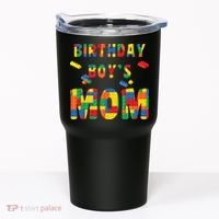 Building Block Mom Of Birthday Boy Tumbler thumb 0