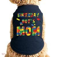 Building Block Mom Of Birthday Boy Doggie Tank thumb 0