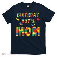 Building Block Mom Of Birthday Boy T-Shirt thumb 0