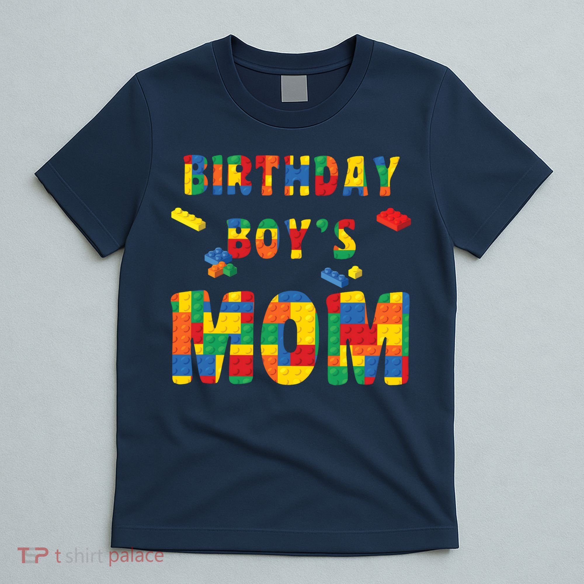 Building Block Mom Of Birthday Boy T-Shirt