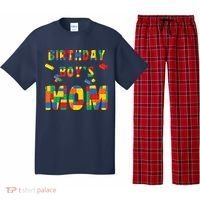 Building Block Mom Of Birthday Boy Pajama Set thumb 0