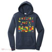 Building Block Mom Of Birthday Boy Women's Hoodie thumb 0