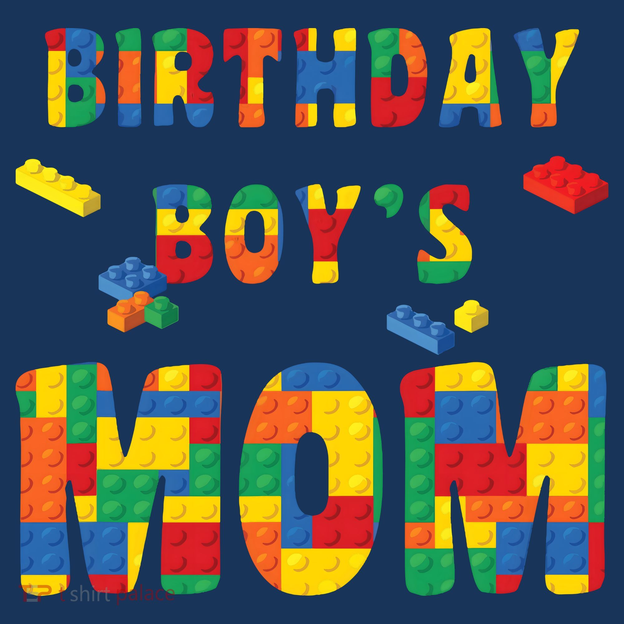 Building Block Mom Of Birthday Boy Women's Hoodie