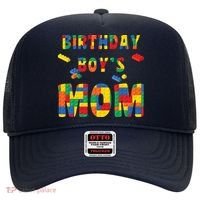 Building Block Mom Of Birthday Boy Hat thumb 0