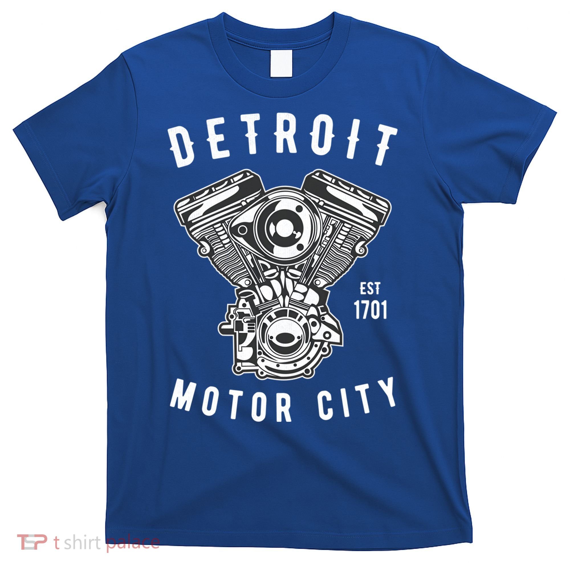 Big Block Motor City Michigan Detroit Car Lover Gift T-Shirt