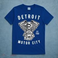 Big Block Motor City Michigan Detroit Car Lover Gift T-Shirt thumb 5