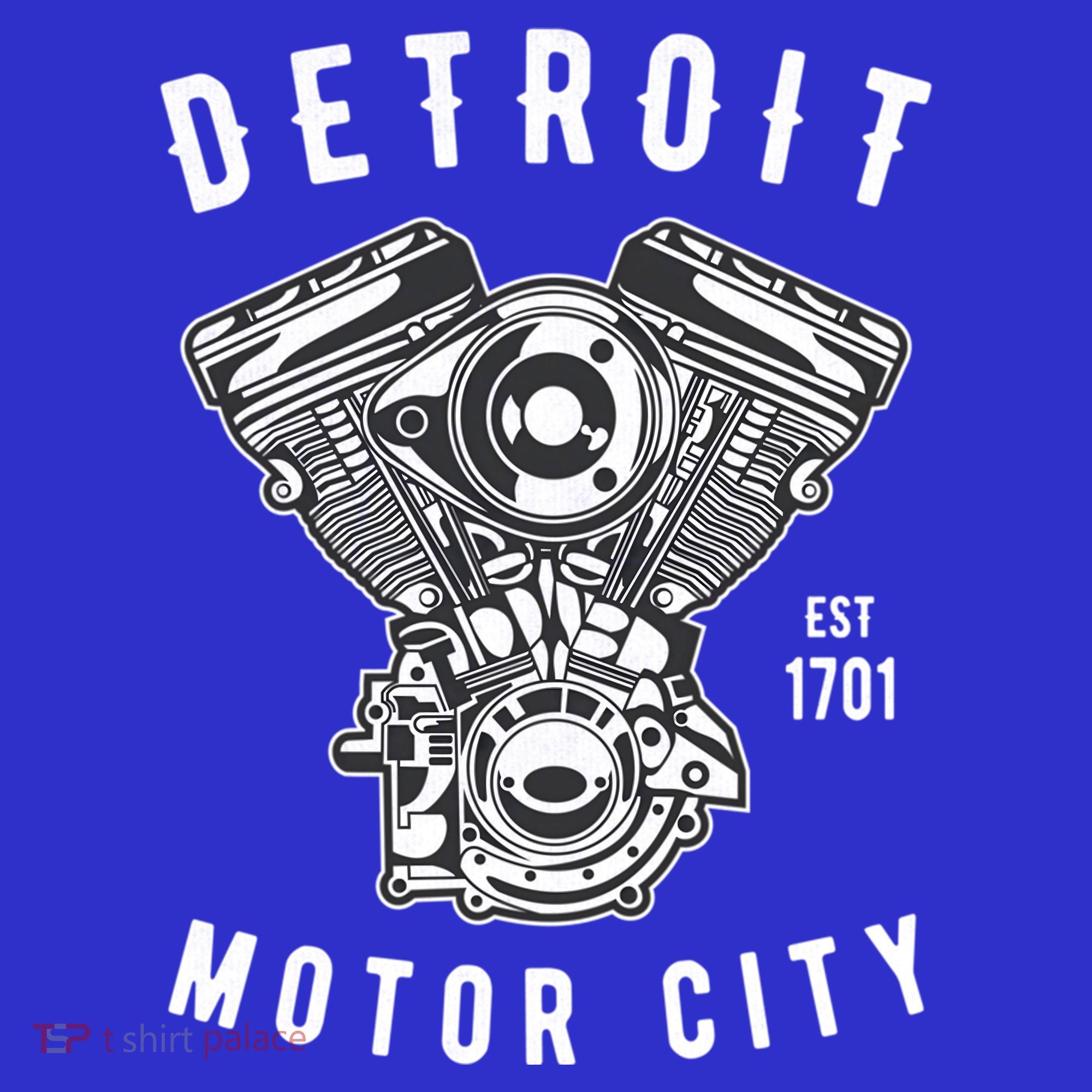 Big Block Motor City Michigan Detroit Car Lover Gift Women's Tank Top