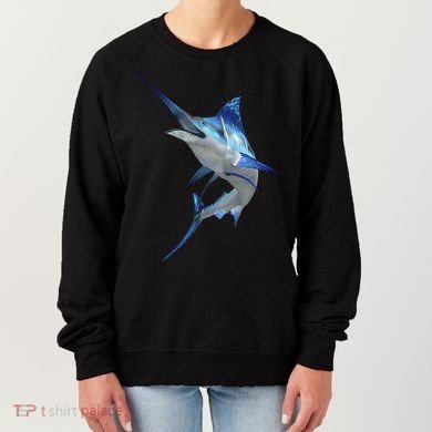 Beautiful Blue Marlin Fishing Women's Sweatshirt