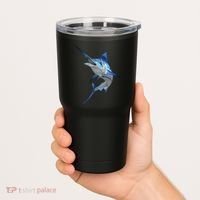 Beautiful Blue Marlin Fishing Tumbler thumb 2