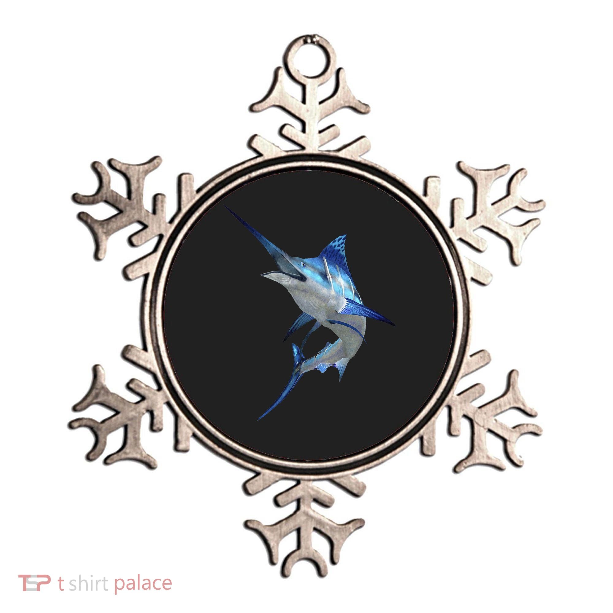 Beautiful Blue Marlin Fishing Ornament