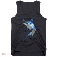 Beautiful Blue Marlin Fishing Tank Top thumb 0
