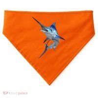 Beautiful Blue Marlin Fishing USA-Made Doggie Bandana thumb 0