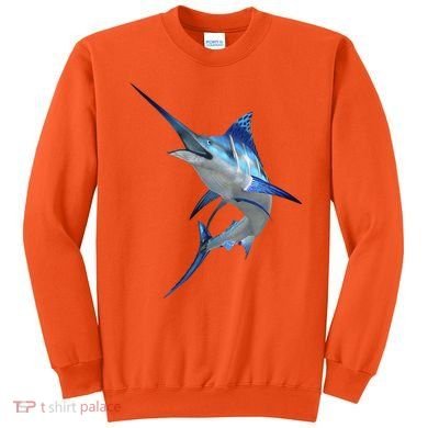 Beautiful Blue Marlin Fishing Sweatshirt