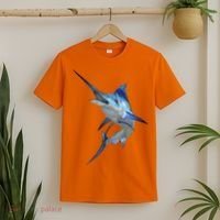 Beautiful Blue Marlin Fishing T-Shirt thumb 2