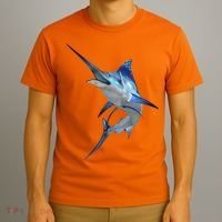 Beautiful Blue Marlin Fishing T-Shirt thumb 3
