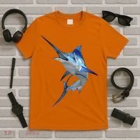 Beautiful Blue Marlin Fishing T-Shirt thumb 5