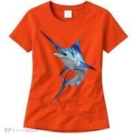 Beautiful Blue Marlin Fishing Women's T-Shirt thumb 0