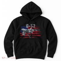 B52 Buff Military Airplane Flag Hoodie thumb 0