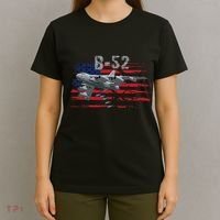 B52 Buff Military Airplane Flag T-Shirt thumb 4