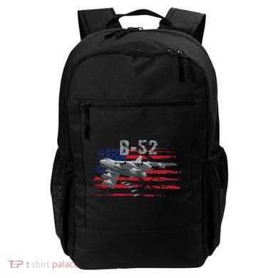 B52 Buff Military Airplane Flag Backpack