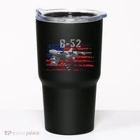 B52 Buff Military Airplane Flag Tumbler thumb 0