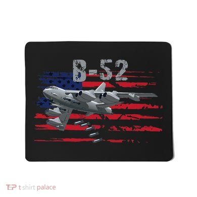 B52 Buff Military Airplane Flag Mousepad