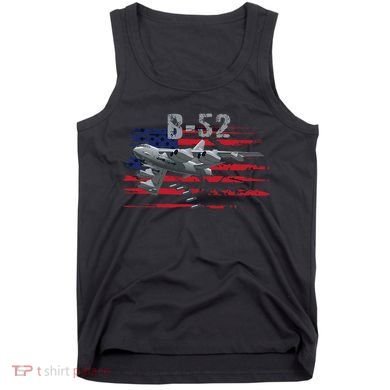 B52 Buff Military Airplane Flag Tank Top