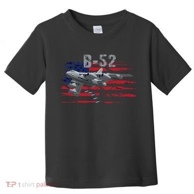 B52 Buff Military Airplane Flag Toddler T-Shirt