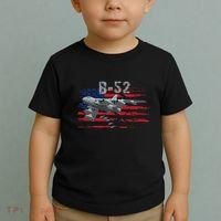 B52 Buff Military Airplane Flag Toddler T-Shirt thumb 2