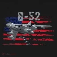 B52 Buff Military Airplane Flag Women's T-Shirt thumb 6