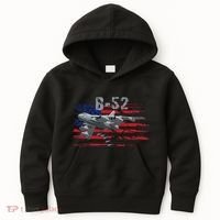 B52 Buff Military Airplane Flag Kids Hoodie thumb 0
