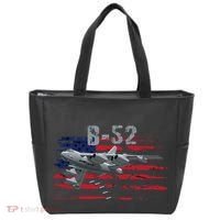 B52 Buff Military Airplane Flag Tote Bag thumb 0