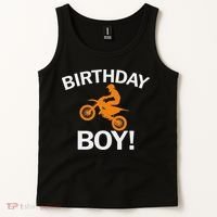 Birthday Boy Mx Dirt Bike Motocross Tank Top thumb 2