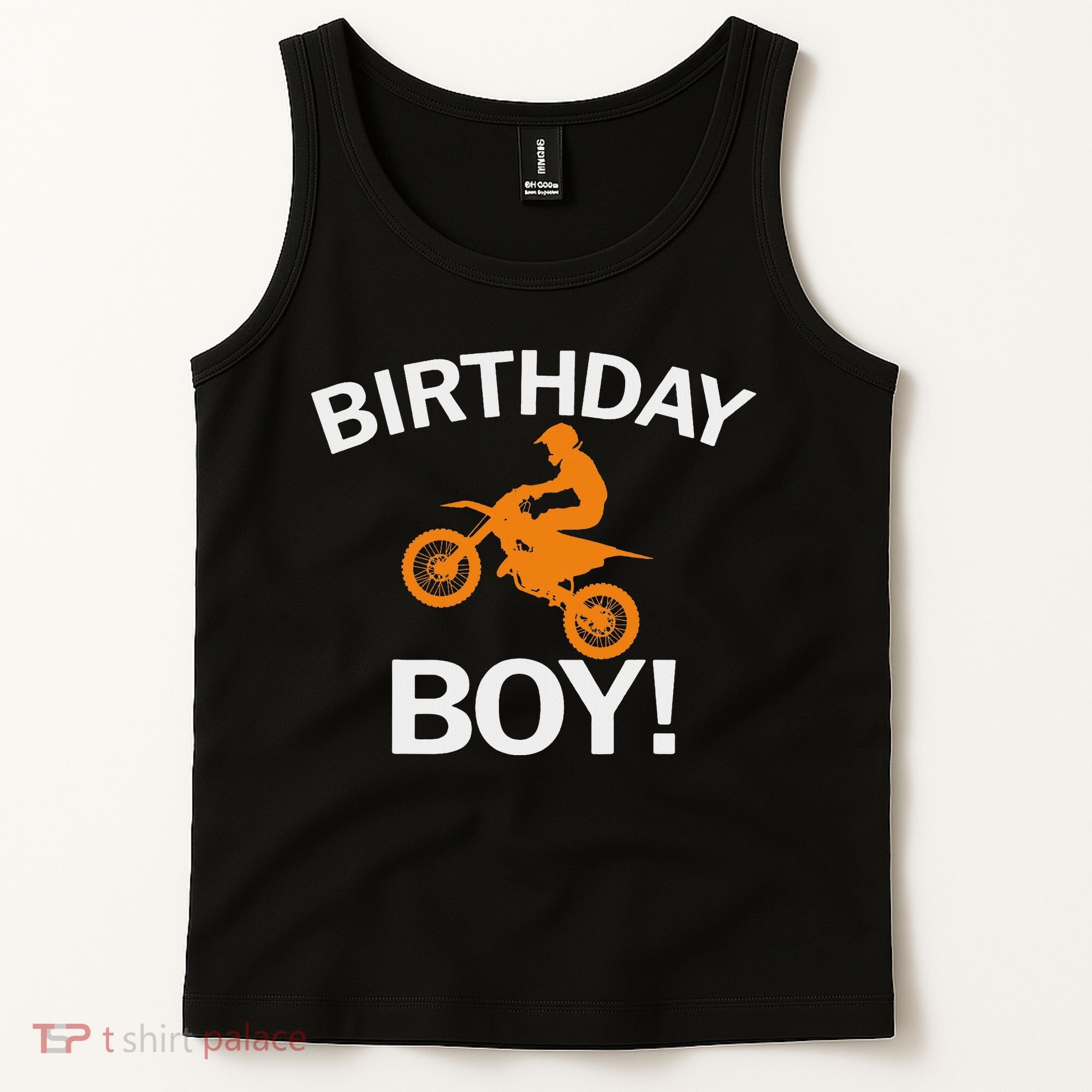 Birthday Boy Mx Dirt Bike Motocross Tank Top
