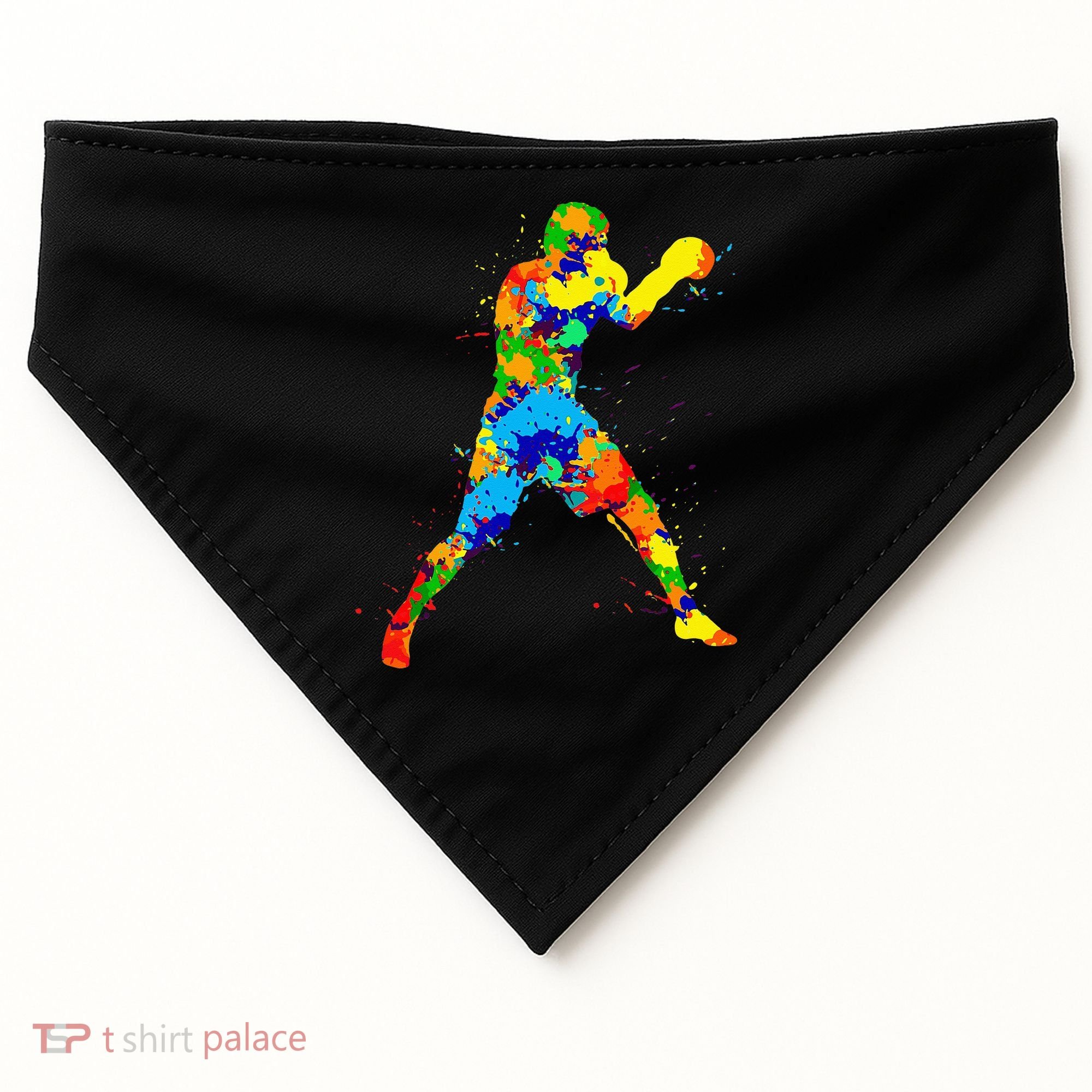 Boxing Boxer Men USA-Made Doggie Bandana