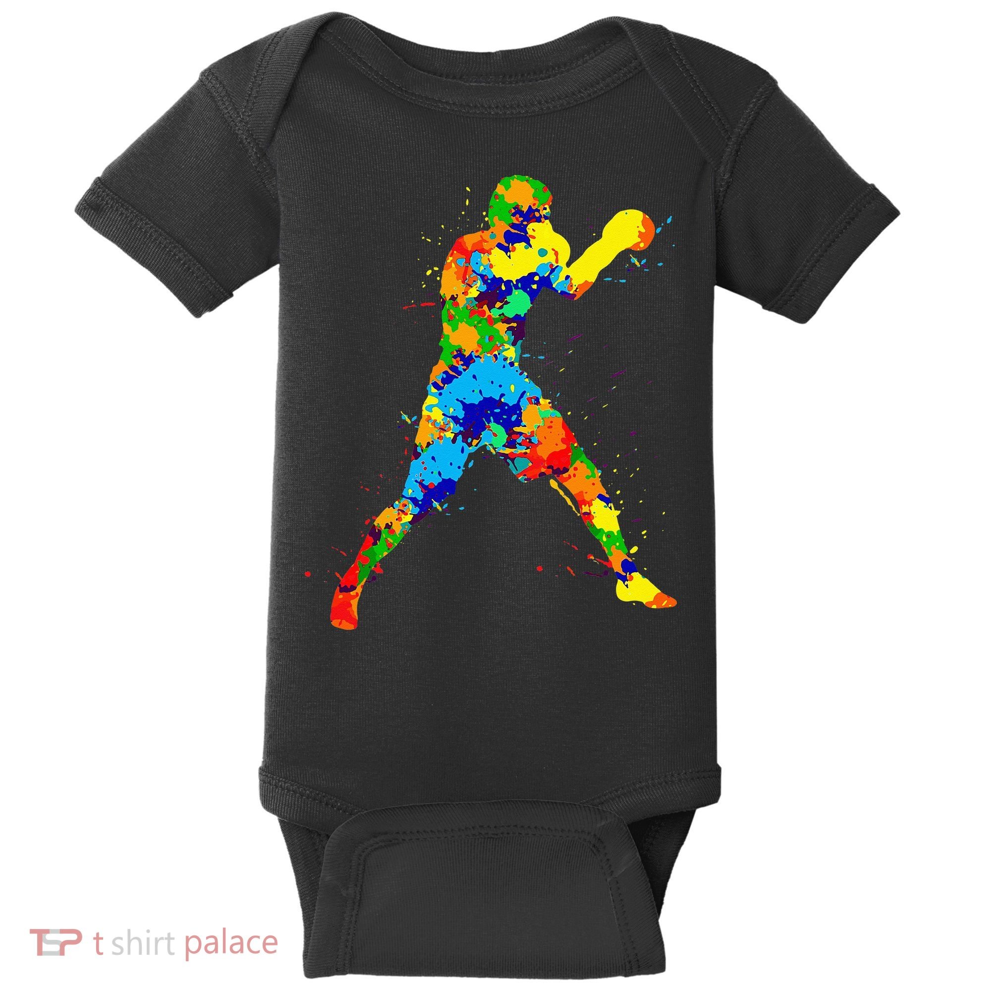 Boxing Boxer Men Baby Bodysuit