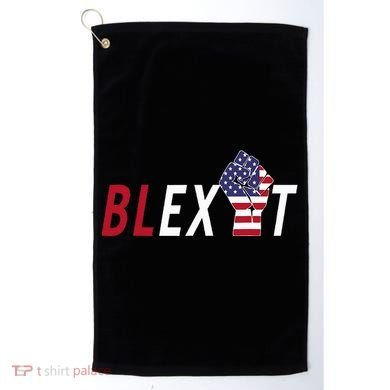 Blexit Blexit Movement Black Exit Golf Towel