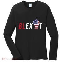 Blexit Blexit Movement Black Exit Women's Long Sleeve Shirt thumb 0