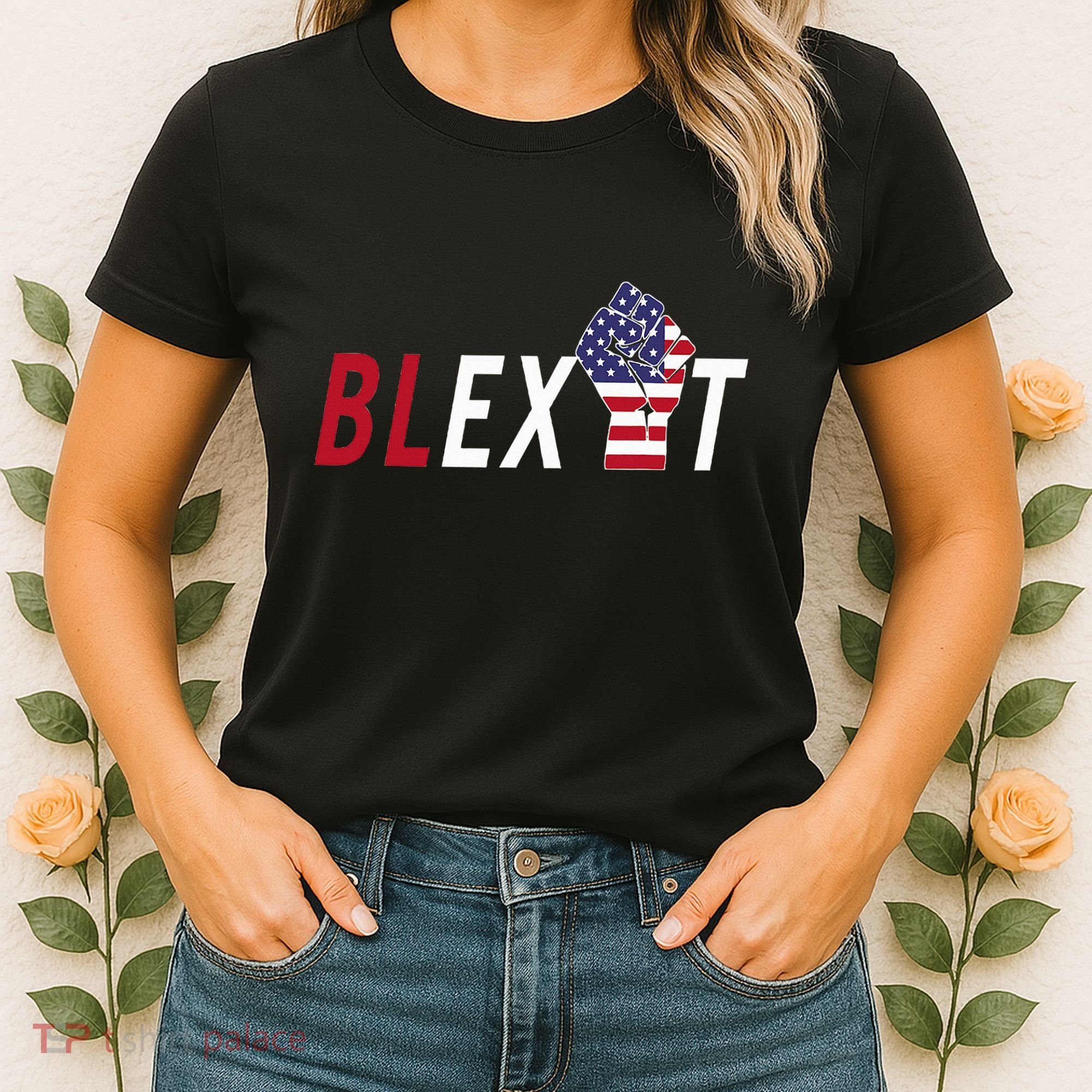Blexit Blexit Movement Black Exit Women's T-Shirt
