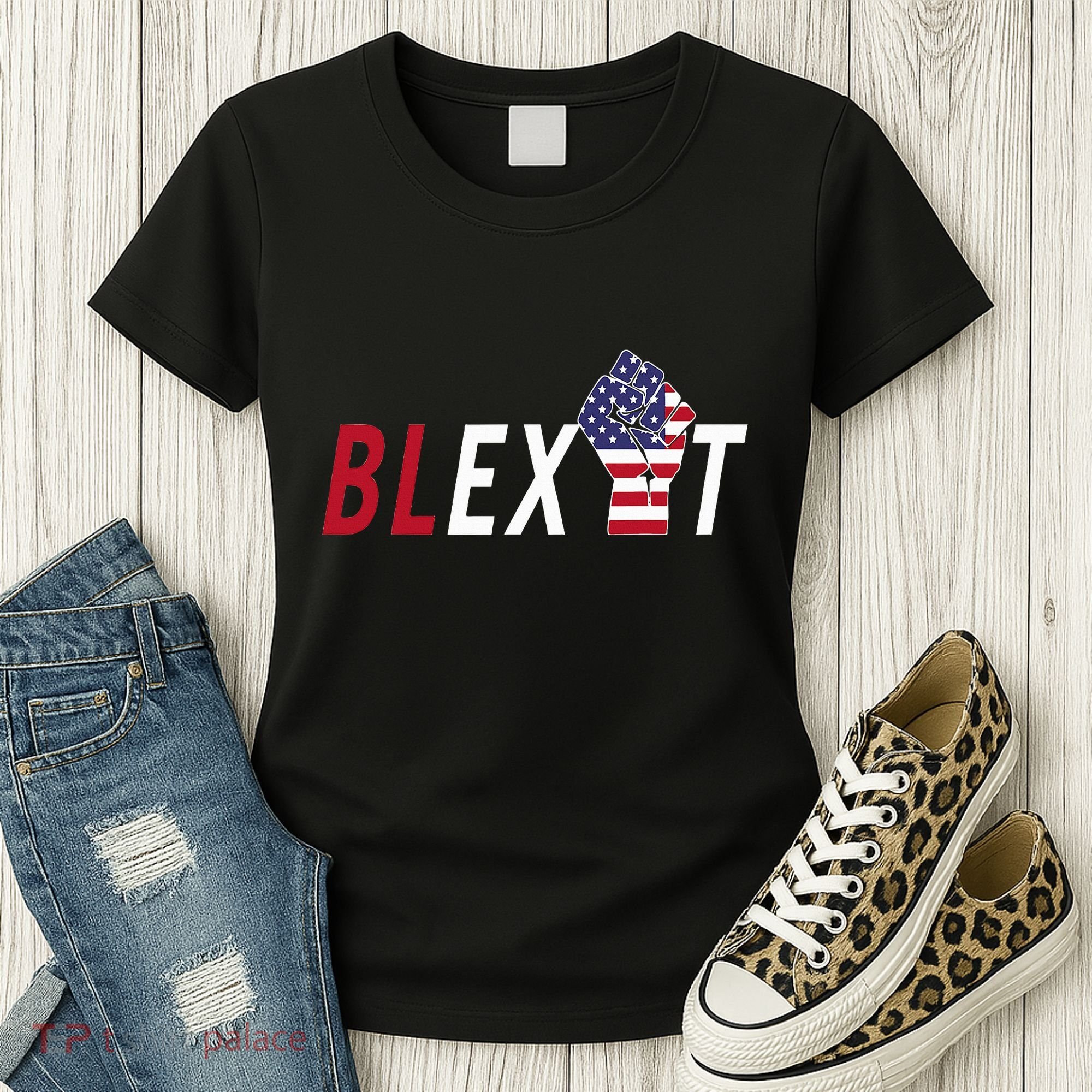 Blexit Blexit Movement Black Exit Women's T-Shirt