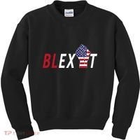 Blexit Blexit Movement Black Exit Kids Sweatshirt thumb 0