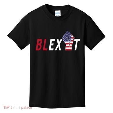 Blexit Blexit Movement Black Exit Kids T-Shirt