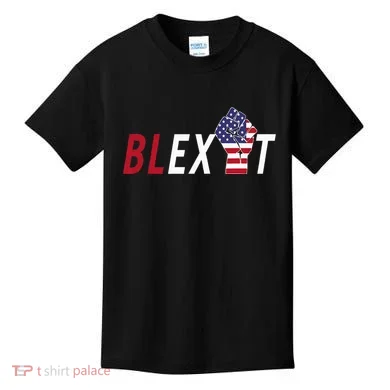 Blexit Blexit Movement Black Exit Kids T-Shirt