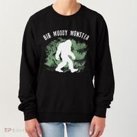 Bigfoot Big Muddy Monster Sasquatch Illinois Cryptid Women's Sweatshirt thumb 0